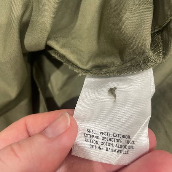 Anthropologie HD in Paris Olive Green Sleeveless Balloon Leg Jumpsuit- Size‎ 6 - Picture 9 of 9